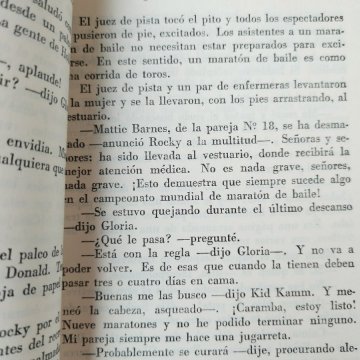 Acaso no matan a los caballos?